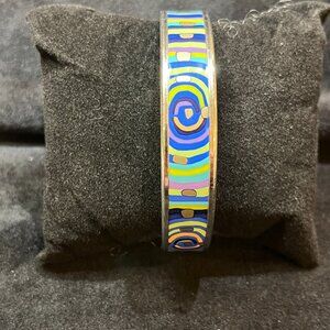 Authentic NEW Frey Wille 24 Kt  Frey Wille Bangle Miss Bracelet swirl design